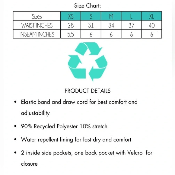 Palma Swim Puerto Rico Swim Trunk Volar Parrot Tropical Forrest M Shorts lined - Picture 11 of 11